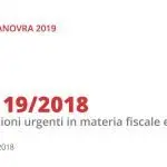 DOSSIER “DL 119/2018”