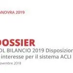 DOSSIER “DDL BILANCIO 2019”