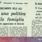 50 anni fa entrava in vigore la Legge sul Divorzio