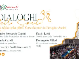 Dialoghi dello Spirito: il 5 ottobre una puntata dedicata la sfida della pace verso la Marcia Perugia-Assisi