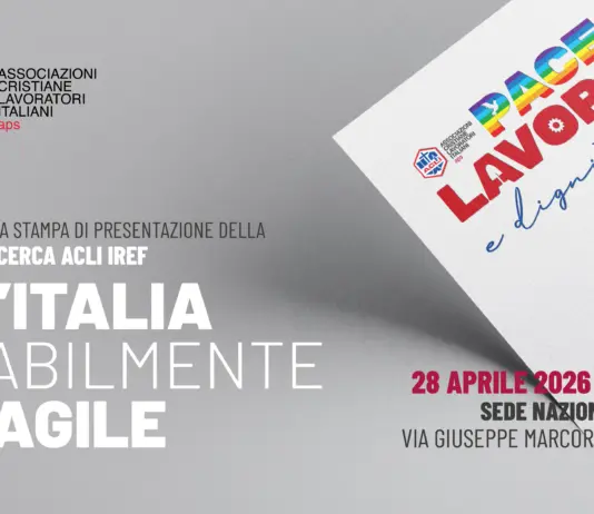 Il 28 aprile la presentazione della nuova ricerca Acli-Iref sul lavoro povero e le ricadute su istruzione e casa