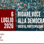 “Ridare voce alla democrazia”, il 6 luglio a Roma le associazioni cattoliche a confronto su partecipazione e bene comune